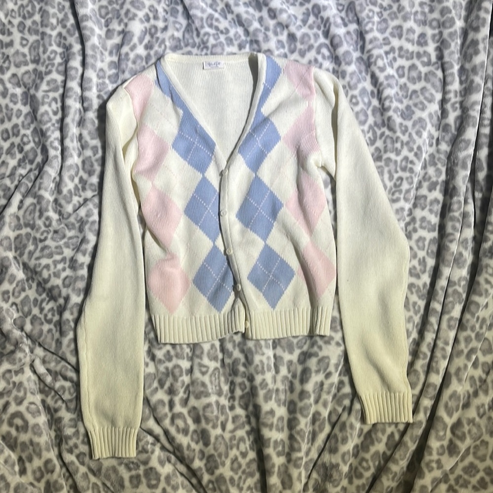 small brandy melville button up sweater